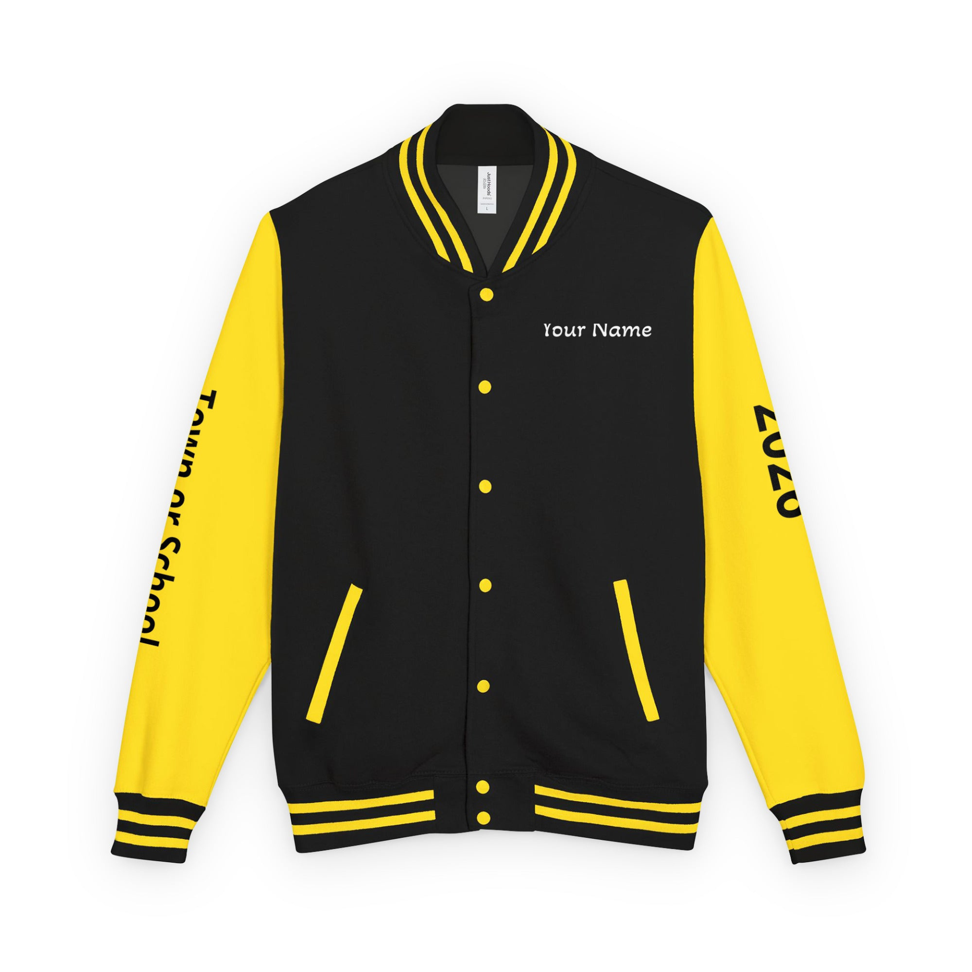 Heavyweight letterman jacket