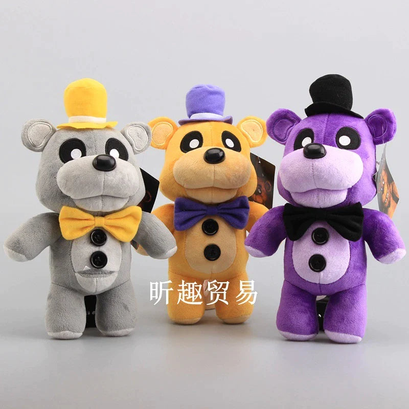 30Cm Fnafs Plush Toys Fazbear Nightmare Fredbear Golden Freddy Plush Doll El Chip Lefty Rockstar Foxy Stuffed