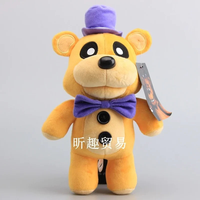 30Cm Fnafs Plush Toys Fazbear Nightmare Fredbear Golden Freddy Plush Doll El Chip Lefty Rockstar Foxy Stuffed