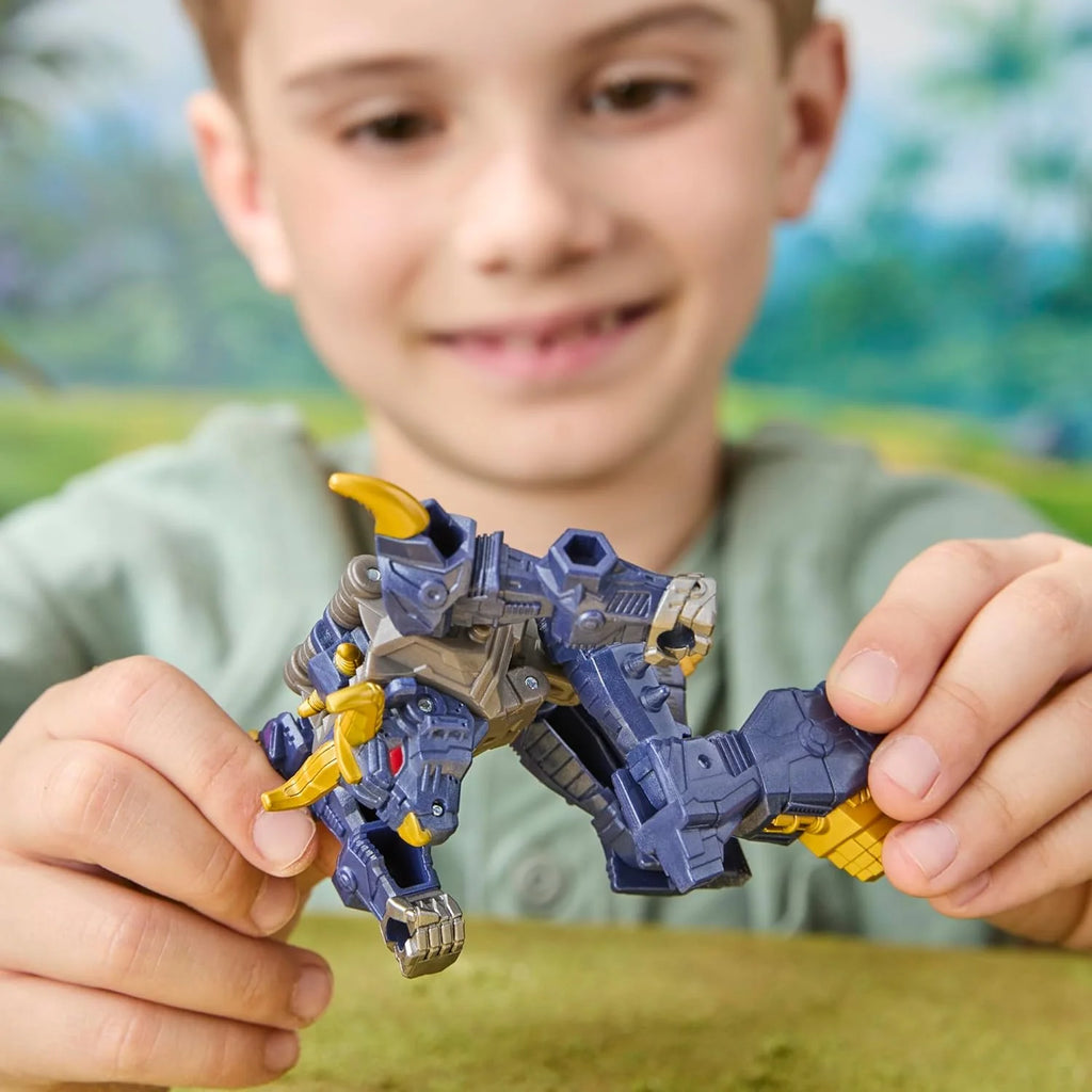 CYBERWORLD Megatron Cyber Changers 4-Inch Action Figure, Quick Change to Bull Mode, Robot Toys for Boys and Girls 6 and Up