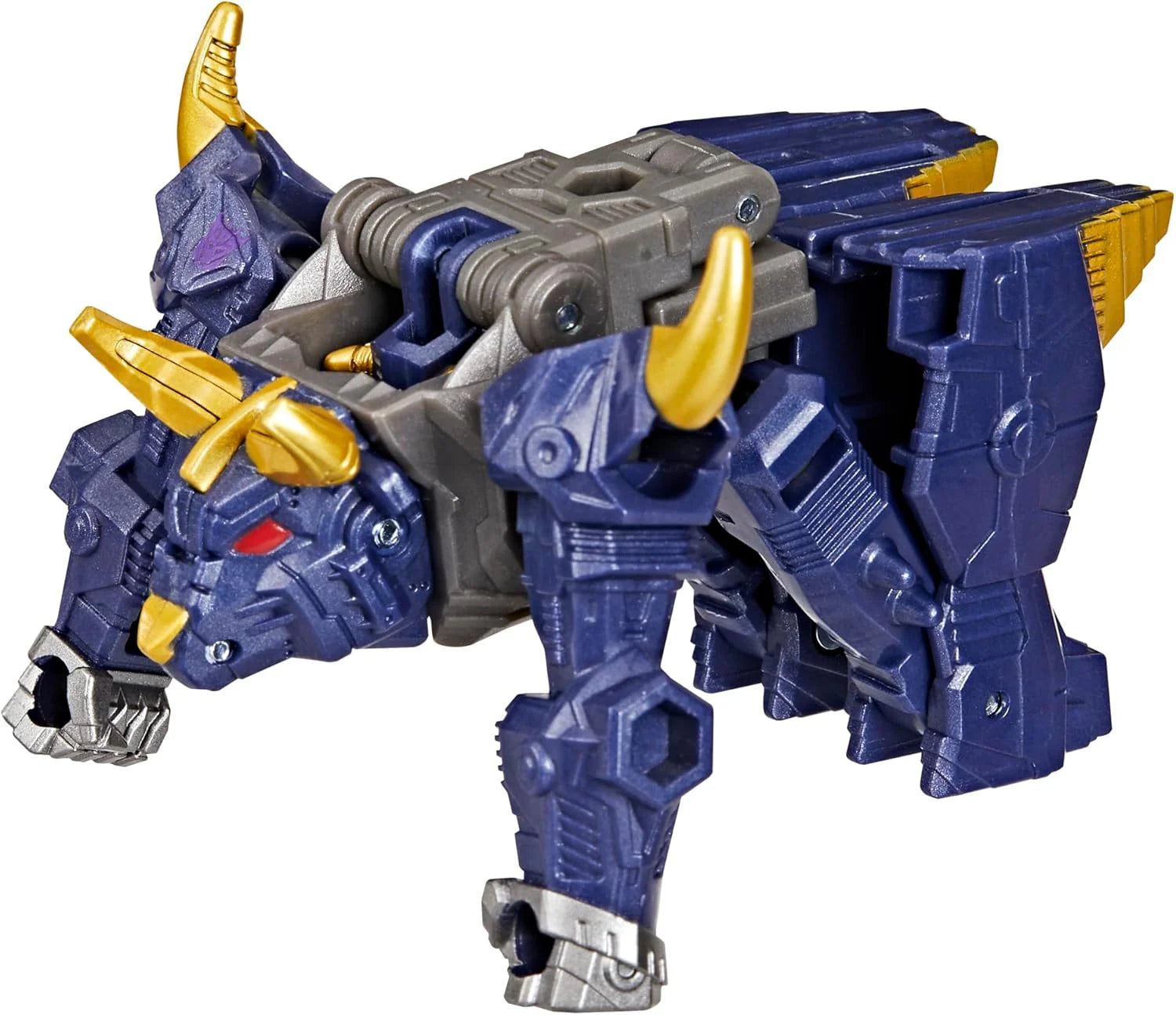 CYBERWORLD Megatron Cyber Changers 4-Inch Action Figure, Quick Change to Bull Mode, Robot Toys for Boys and Girls 6 and Up